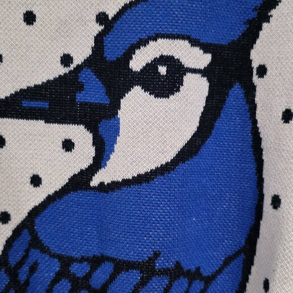 Polka Dot Knit Bird Sweater - Picture 5 of 7
